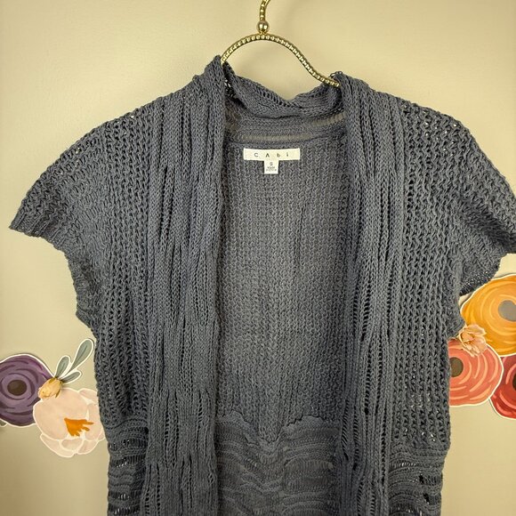 CAbi Grey Cottage Cardigan - Size - Small - Picture 2 of 5